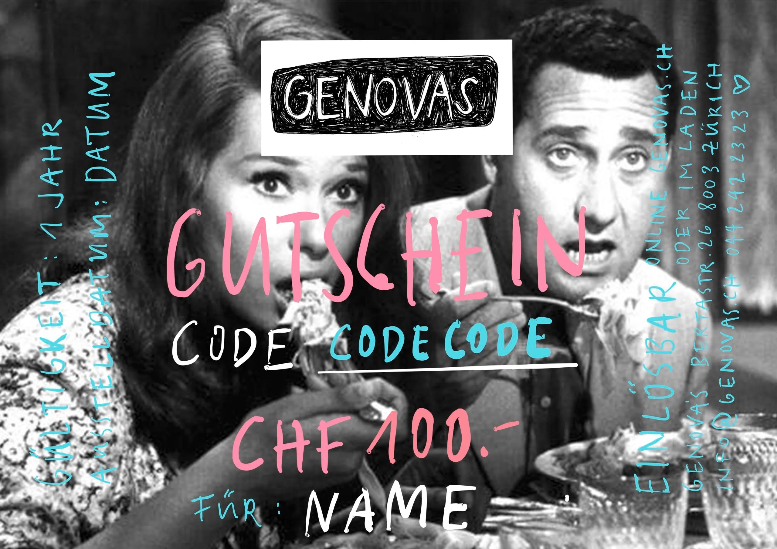 Genovas Gift Card